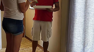 Lucky pizza guy gets to fuck my wife