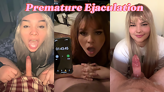 A compilation of accidental and premature cumshots! Real amateur homemade couple compilation with unexpected, surprise and funny loads with premature ejaculation. Fails and wholesome moments.