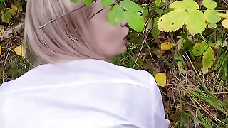 I got to fuck a naughty babe in the woods while we were hiking.