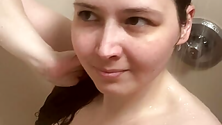 Though this not the shower stall you usually see me in, I thought it was about time to let you join me. Forgive the camera work towards the end. Its hard to hold the camera steady when you are having an amazing orgasm